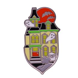 Halloween horror scary tarot gothic enamel pin childhood game movie film quotes brooch badge Cute Anime Movies Games Hard Enamel Pins S19