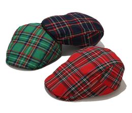 2020 New Fashion Plaid Berets Hat Color Newsboy Caps Gatsby Hats Driving Cabbie Cap Peaky Blinder for Men Women Hat3052452