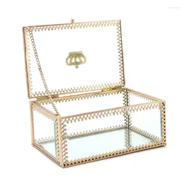 Bottles & Glass Transparent Display Jewellery Box Necklace Rings