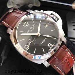 Sports Wrist Watch Panerai LUMINOR Series Automatic Mechanical Mens Watch 44mm Gauge Limited Edition PAM00320
