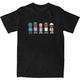 Men's T-Shirts Street clothing T-shirt hip-hop rapper retro pure cotton T-shirt new mens summer T-shirt Y2K classic DIY short sleeved topL2405