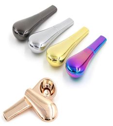 Smoking Pipes Metal Magnet Smoking Pipe Zinc Alloy Magnetic 93mm Length 23mm diameter Tobacco Pipes Cigarette Smoking Pipes2566418