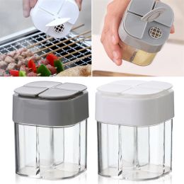 Grills 4 In 1 Camping Hiking Seasoning Jar Outdoor Cooking Grill BBQ Spice Dispenser Camping Supplies Cookware Equipment Accsesories