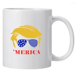 Mugs Trump Mug Cup 350ml White Ceramic 2024 Coffee Funny For Family Friend Cups Brother Dad