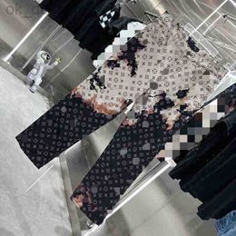 Designer Herren Jeans Stickerei Quilt Ripped Trend Brand Vintage Pose Cool Style Designerin Pant Harajuku Gothic Mode Casual Hosen Sommer Neu