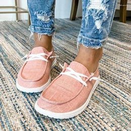 Casual Shoes Canvas Women's Lightweight Flat Summer Breathable Fabric Design Luxury Comfortable And