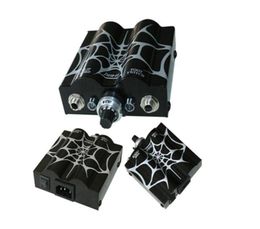 WholeTattoo power supply New pro Spider Web Double Wave Tattoo Power Supply Power Plug Supply tattoo body art286V4875608