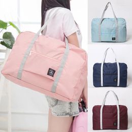Storage Bags Foldable Travel Bag Men Women Portable Waterproof Large Capacity Hand Luggage Gym Shoulder Clothes Organiser