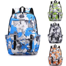 Backpacks 2022 new Camouflage Backpacks For Teenage Girls Boys Polyester Backpack Kids Schoolbag Babys Bags Polyester Fashion School Bags