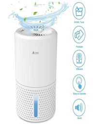 Other Home Decor Acare Dehumidifier Moisture Absorbers Air Dryer with 900ml Water Tank Quiet for Basement Bathroom Wardrobe 2211055490038