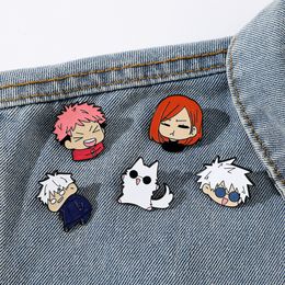 Jujutsu Kaisen characters enamel pin Cute Anime Movies Games Hard Enamel Pins Collect Metal Cartoon Brooch Backpack Hat Bag Collar Lapel Badges