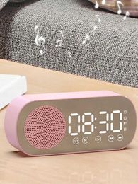 Portable Speakers Cell Phone Speakers Wireless Bluetooth speaker multifunctional bass speaker clock mini AI intelligent alarm clock speaker WX