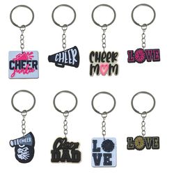 Key Rings Cheer Keychain Pendants Accessories For Kids Birthday Party Favours Keyring Backpacks Mini Cute Classroom Prizes Suitable Sch Otcva