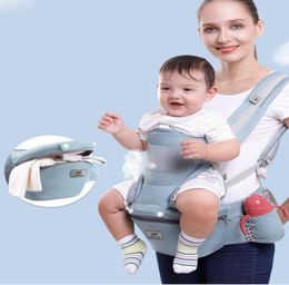 048M Ergonomic Baby Carrier Infant Baby Hipseat Carrier Front Facing Kangaroo Wrap Sling for Baby Travel Multifunction Carrier4118940