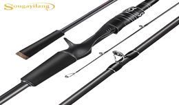 Sougayilang 18m 21m 24m 3 Section Baitcasting Fishing Rod CastingSpinning Lure 740g Carbon Fiber Rod UltraLight Travel Rod8352058