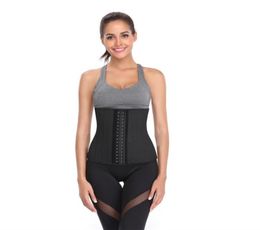 Comfortable and Breathable Latex Waist Trainer Corset Tummy Shapewear 25 Steel Bones Slimming Body Shapers Sculpting Girdle8255362
