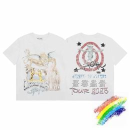 Men's T-Shirts White T Shirts Men Women Casual Skull Print Top Ts T240508