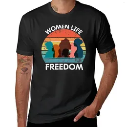 Men's Polos Women Life Freedom T-Shirt Short Sleeve Customized T Shirts Funny Shirt Workout For Men