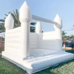 4x4m tents and shelters Outdoor Jumping Bouncer Inflatable Wedding Bouncy Castle White Bounce House With walls For Adults And Kids