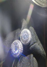 Fashion luxury Round Diamond zircon Earrings for men and women Gold or silver earrings jewelry accessories hip hop e619265849