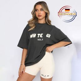 Luxus zwei 2 -teilige weiße Foxx Designerin T -Shirts Tracksuit Frauen Whitefox Casual Clothing Street Foxs Kurzarm Kleidung T -Shirts T -Shirts Erholung Hals Pullover