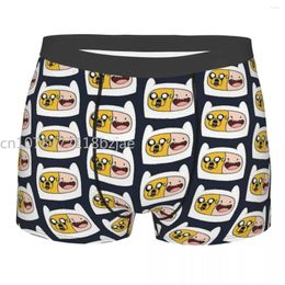 Underpants Men Boxer Briefs Friendship Forever Highly Breathable Underwear High Quality Print Shorts Birthday Gifts