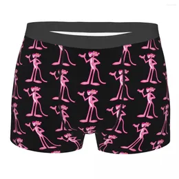 Underpants Custom Pink Leopard Boxers Shorts Men Anime Cartoon Briefs Underwear Fashion