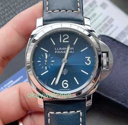 Fashion luxury Penarrei watch designer limited edition of Blue Plate Precision Steel Manual Mechanical Mens Watch PAM01085