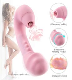 Clit Sucker Oral Nipple Stimulator Pussy Pump Vagina Vibrator Clitoris Licking Sex Toys for Woman Massager Sucking vibrator Y191213442493