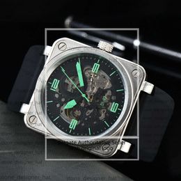 2023 orologio meccanico in pelle marrone meccanica automatica orologio in gomma ross orologi da polso da polso orologio da fango orologi da polso di alta qualità B-02 8940