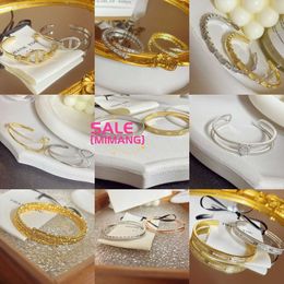 Designer Cartres Bangle Elegant luxurious exquisite and highend bracelets with a collection of niche designs Fashionable versatile trendy new hand accessories N0