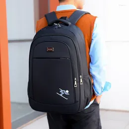 Backpack Men Large-capacity Business Travel Bag Computer Junior High Schoolbags