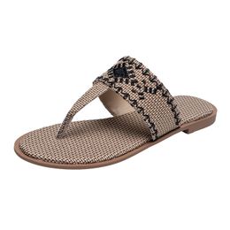 fashion Slippers sandal slides Women Beach Summer pink Flat Heel deep blue Brown White Black sandal slipers size 36-42