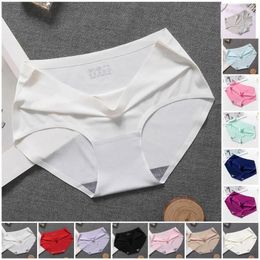 Women's Panties Women Briefs Underwear Ice-silk Reliable Multi-color Breathable Lifting Hip Sexy Underpants Comfortable