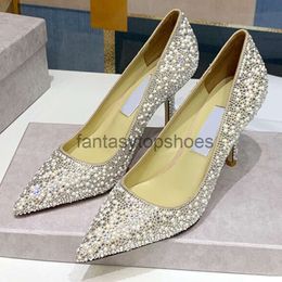 JC Jimmynessity Choo Wedding Must Commuting Have Baotou New Shoes High Density Czech Diamonds Generous and Fashion Blogger Star W48G
