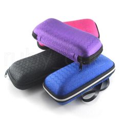 Rectangle Sunglasses Case Caja De Anteojos PressureProof Zipper Crush Resistance Small Hard Eyewear Protector Eyeglasses Box2573540