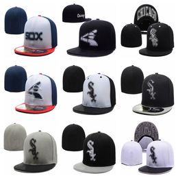 White Sox- letter Baseball caps Newest Fashion Brand Bone Casquettes Men Women HIp hop sports Full Closed Fitted Hats