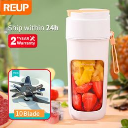 Electric Juicer Mini Portable Blender Fruit Mixers Extractors Multifunction Juice Maker Machine Smoothies Mixer 240508