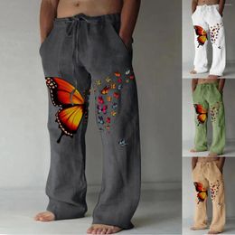 Men's Pants Mens Fashion Casual Cool Printed Pattern Comfortable Men Daily Outside Take Street Dance Style Loose