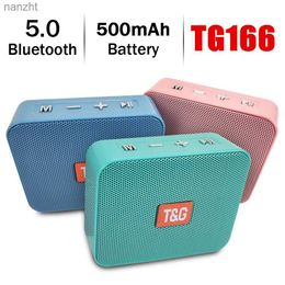 Portable Speakers Cell Phone Speakers TG166 Portable Bluetooth Speaker Wireless Mini Bass Column Boombox BT USB TF AUX Play Smartphone Tablet Outdoor Speaker WX