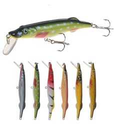 Freshwater Floating Swimming Fishing lure 6Colors 6g 85cm Minnow Swimbaits Lifelike Fish Slender body WALKDOG Bait2250039