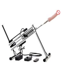 Premium Sex Machine for Women with One Dildos Female Masturbator Adjustable Angle 120w Thrusting Adult Sex Toy Support two poles f1094772