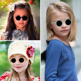 Sunglasses 2023 New Children Portable Fold UV400 Sunglasses Kids Advanced Outdoor Polarised Sunglasses Girls Boys Protection Sun Glasses