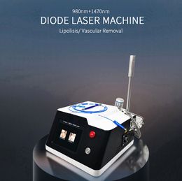 980nm 1470nm Endolift Optical Fibre Laser Liposuction Body Slimming Machine Endolaser Fat Reduction Vascular Removal