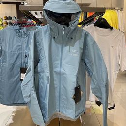 Jacket Outdoor Zipper Waterproof Warm Jackets LT Men GTX Waterproof and Waterproof Hooded Hard Shell Sprinkler Jacket HWN8