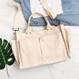 Shoulder Bags Large Capacity Handbag Canvas Bag Tote Fashion Portable Harajuku Messenger Female Students