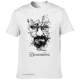 T-Shirts 2024 New Fashion BreakBad Graphic T Shirts Men Heisenberg Camisetas Hombre Men Cool Tee Shirt for Men Tops Cotton Tshirt J240506