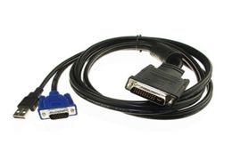 DVI M1 to VGA Video Monitor Laptop Computer Projector Analog Cable with USB8132698