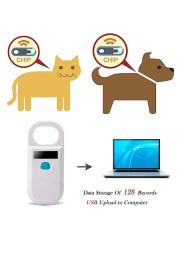 Scanners USB RFID Handheld Microchip Pet Scanner For Animals ISO11784/5 Animal Pet ID Reader Chip for Dog Cat Horse Free Shipping