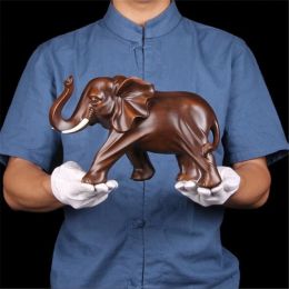 Sculptures Handmade Resin Elephant Ornament Modern art sculpture for Home Living Room Office Animal Statue High Quality Ornaments Gift